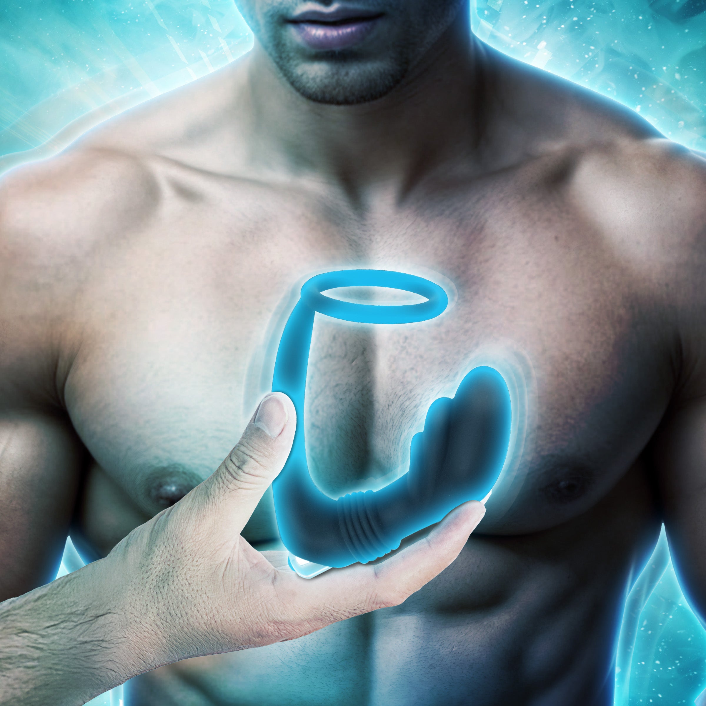 Prostatic Play Nova Silicone Cock Ring and Prostate Vibe XR Brands Prostatic Play Nova Silicone Cock Ring and Prostate Vibe XR Brands
