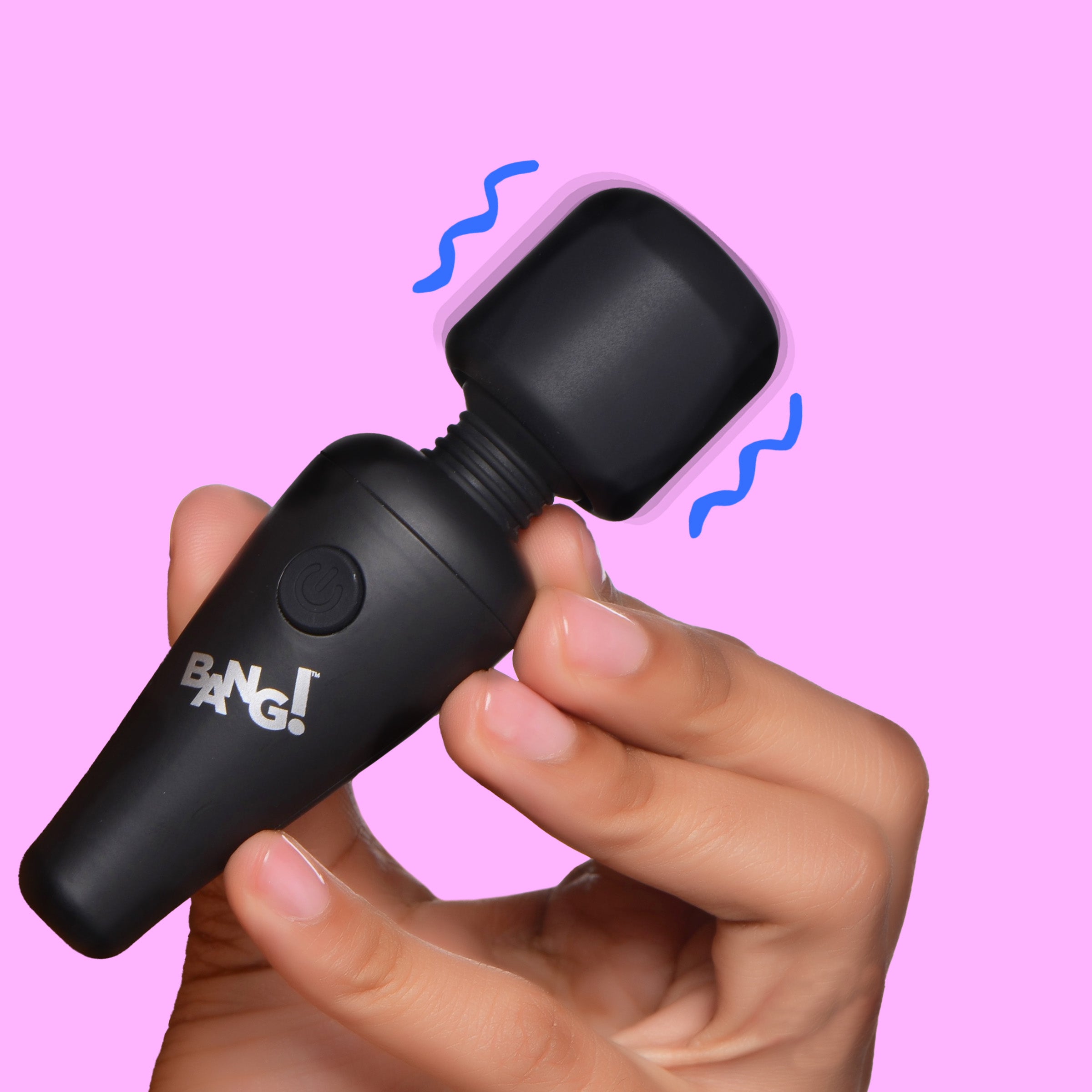 10X Vibrating Mini Silicone Wand - Black XR Brands 10X Vibrating Mini Silicone Wand - Black XR Brands