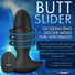 Butt Slider 10X Sliding Ring Silicone Missile Plug w/ Remote