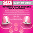 10X Rotating Silicone Nipple Suckers with 4 Attachments