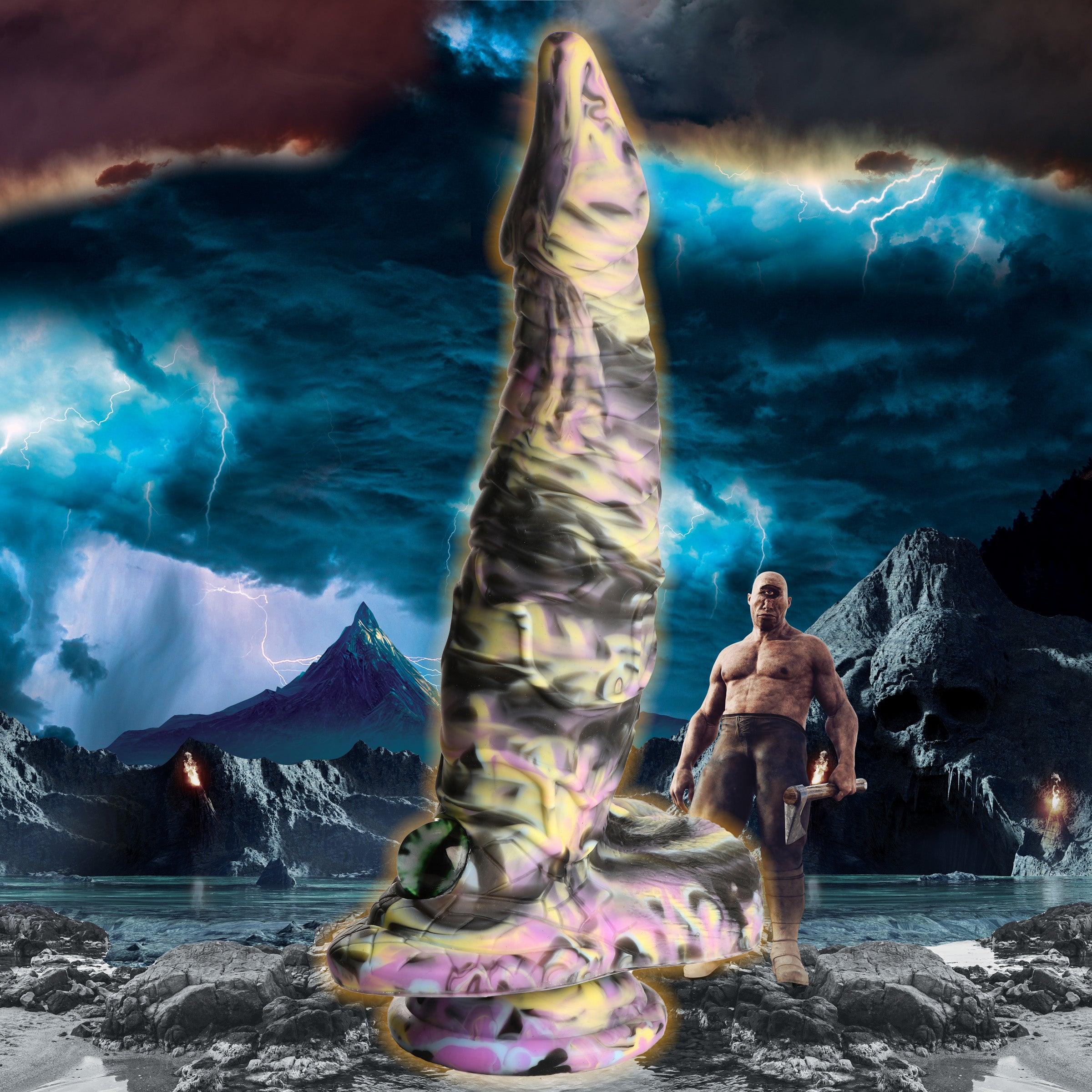 Cyclops Monster Silicone Dildo  XR Brands