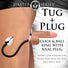 Tug + Plug Cock & Ball Ring with Anal Plug