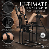Leg Spreader Obedience Chair with Sex Machine
