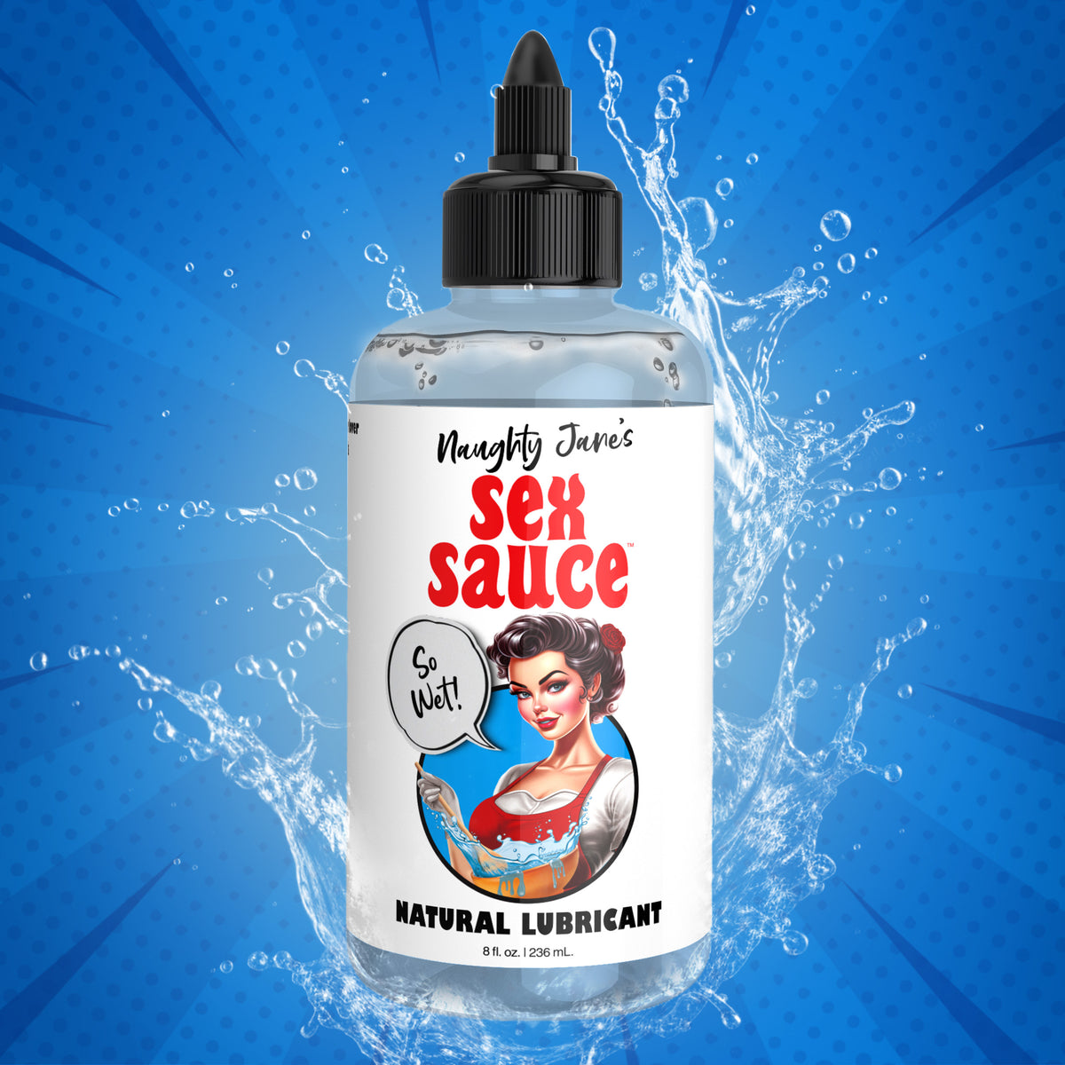 Naughty Jane's Sex Sauce Natural Lubricant 8oz