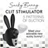 Sucky Bunny Clit Stimulator - Black
