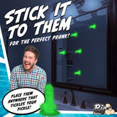 Glow-in-the-Dark Suction Snap-On Peckers - 4 Pack