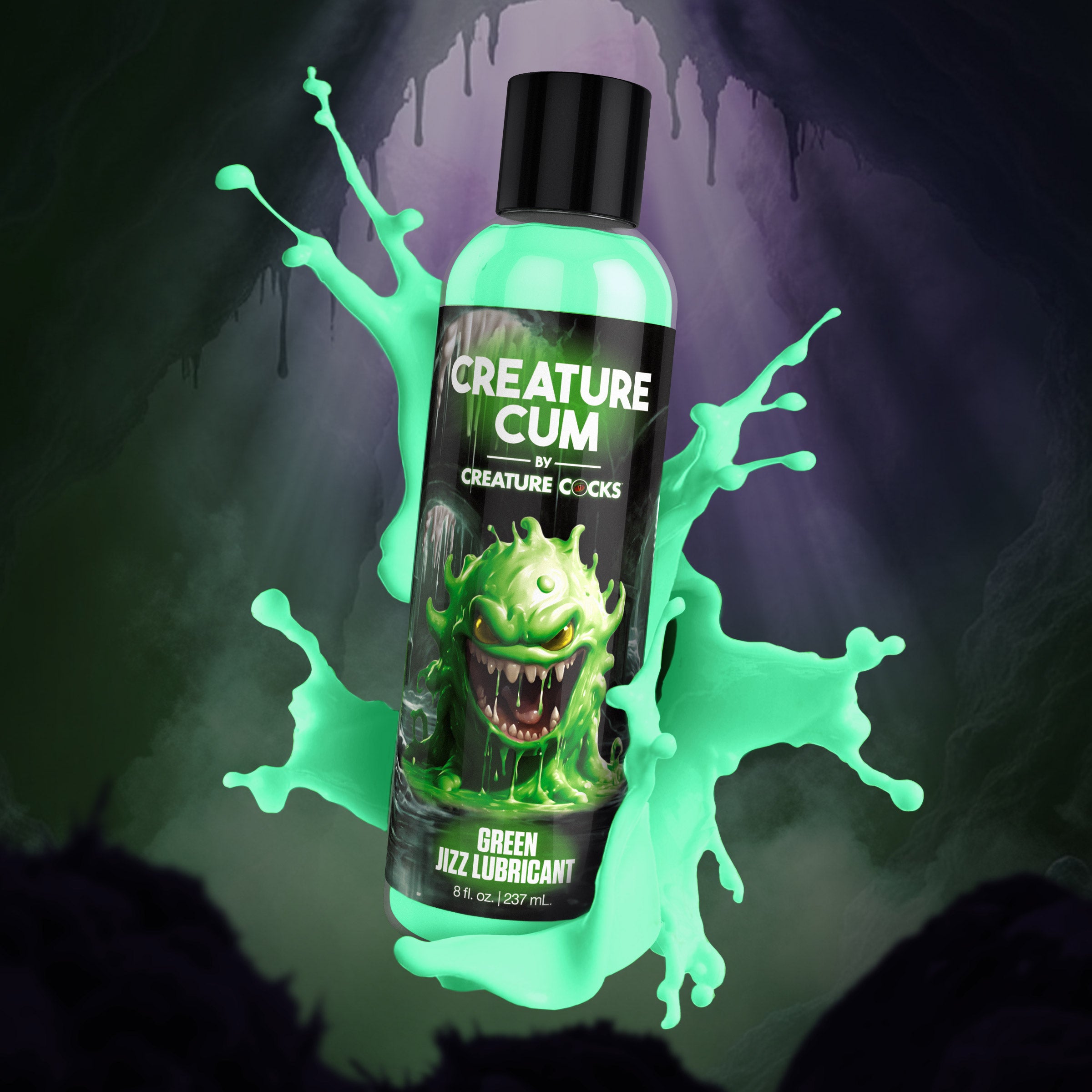 Creature Cum Green Jizz Lubricant 8oz XR Brands Creature Cum Green Jizz Lubricant 8oz XR Brands