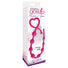 Hearts n Spurs Silicone Anal Beads- Pink