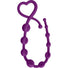 Hearts n Spurs Silicone Anal Beads- Purple
