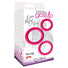 Love Ring Trio Silicone Cock Rings - Pink