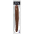 JOCK 13 Inch Tapered Double Dong Brown