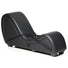 Kinky Sex Chaise with Love Pillows - Black