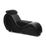 Kinky Couch Sex Chaise Lounge with Love Pillows - Black