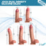 Ultra Realistic Dual Density Silicone Dildo with Balls - 8 Inch