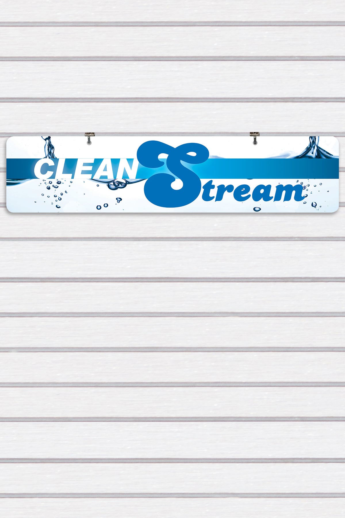 CleanStream Display Sign