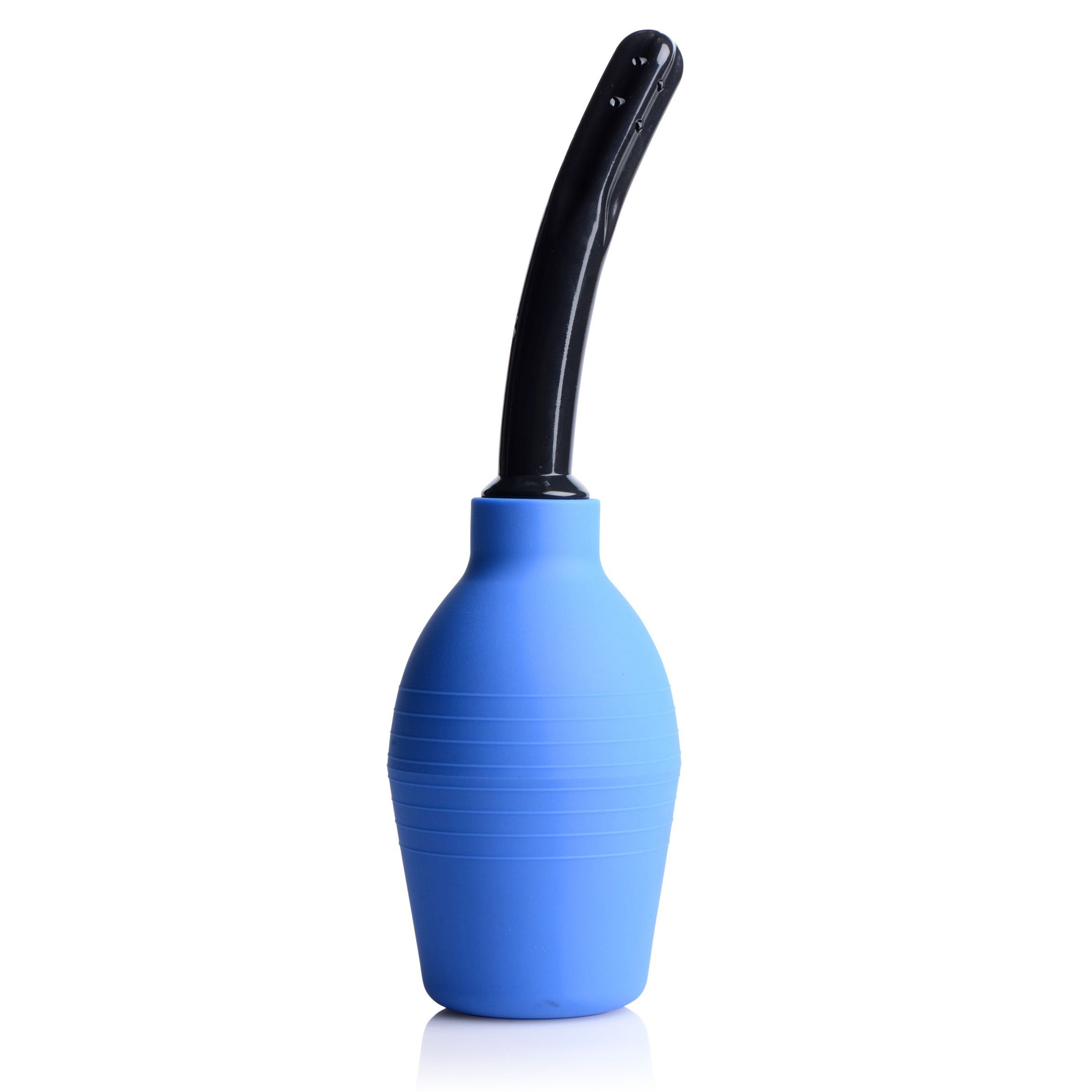 Health and Wellness Deluxe Enema Douche Non- Backflow One-Way Valve -  7.9 Fl. Oz. - Plum