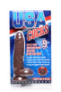 9 Inch Ultra Real Dual Layer Suction Cup Dildo- Dark Skin Tone