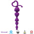 Gossip Hearts on a String Violet Anal Beads