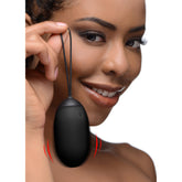21X XL Silicone Vibrating Egg - Black