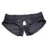 Lace Envy 3XL Crotchless Panty Harness - Black