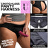 Lace Envy 2XL Crotchless Panty Harness - Black