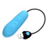 7X Pulsing Rechargeable Silicone Vibrator - Blue
