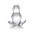 Clear View Hollow Anal Plug - Small