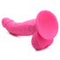7.5" Dildo with Balls - Pink