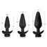 Interchangeable 10X Vibrating Large Silicone Anal Plug with Remote