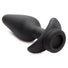 Interchangeable 10X Vibrating Large Silicone Anal Plug with Remote