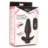Interchangeable 10X Vibrating Small Silicone Anal Plug with Remote
