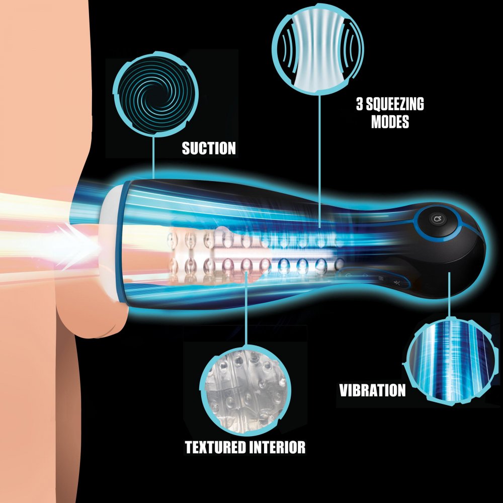 The Milker Extreme 16X Sucking Masturbator XR Brands The Milker Extreme 16X Sucking Masturbator XR Brands