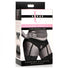 Laced Seductress 2XL-3XL Lace Crotchless Panty Harness w- Garter Straps