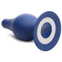 Squeezable Tapered Large Anal Plug - Blue
