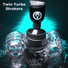 Twin Turbo Strokers 2 in 1 Wand Attachment for Men
