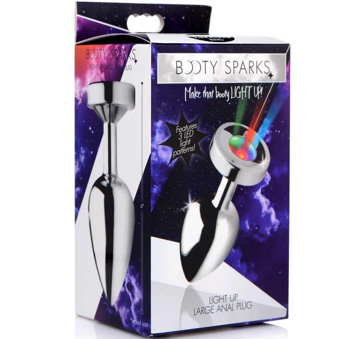 Light Up Large Anal Plug XR Brands Light Up Large Anal Plug XR Brands