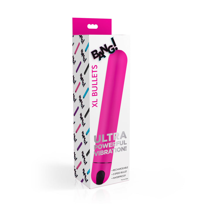 3 Speed XL Bullet Vibrator - Pink XR Brands 3 Speed XL Bullet Vibrator - Pink XR Brands