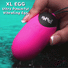 21X XL Silicone Vibrating Egg - Pink