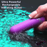 21X Vibrating Bullet with Remote Control - Purple
