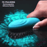 7X Pulsing Rechargeable Silicone Vibrator - Blue