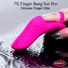 7X Finger Bang Her Pro Silicone Vibrator - Pink