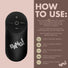 28X Remote Control Vibrating Cock Ring & Bullet - Black