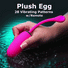 28X Remote Control Silicone Plush Egg - Pink