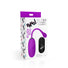 28X Remote Control Silicone Plush Egg - Purple