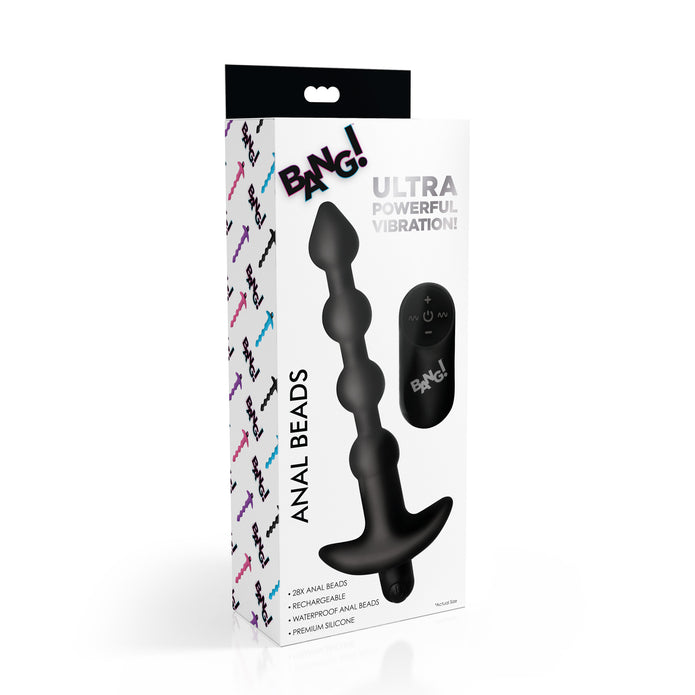 28X Remote Control Vibrating Silicone Anal Beads XR Brands 28X Remote Control Vibrating Silicone Anal Beads XR Brands