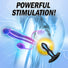 Vibrating & Thrusting Remote Control Silicone Anal Plug