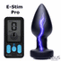 E-Stim Pro Silicone Vibrating Anal Plug w- Remote