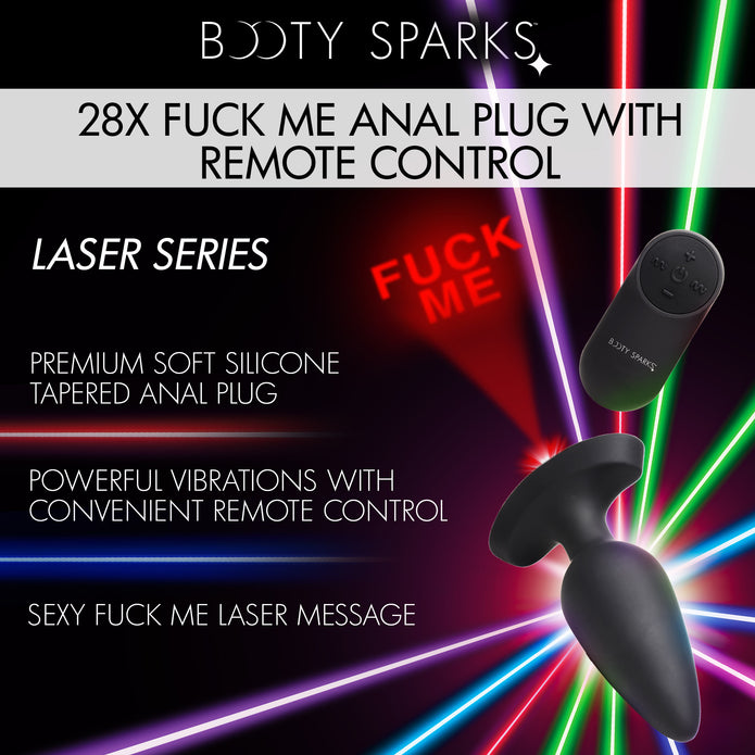 Laser Fuck Me Large Anal Plug w- Remote Control XR Brands Laser Fuck Me Large Anal Plug w- Remote Control XR Brands