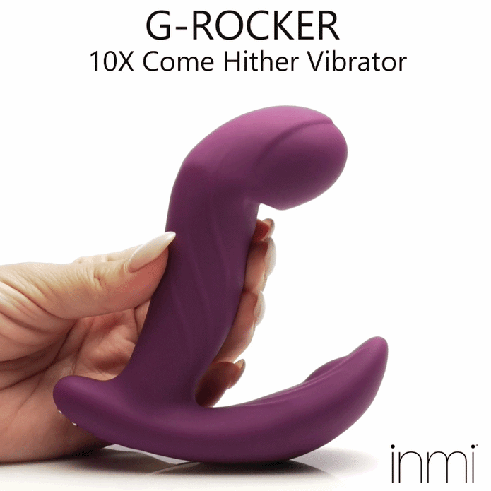 G-Rocker Come Hither Vibrator w- Remote Control XR Brands G-Rocker Come Hither Vibrator w- Remote Control XR Brands