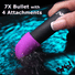 Rechargeable Bullet w- 4 Attachments